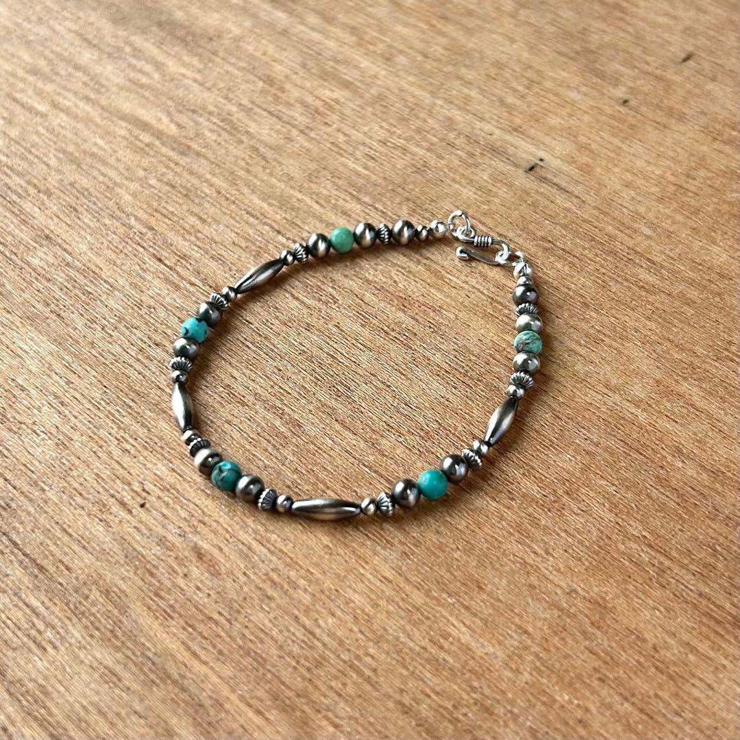 wayward ブレスレット　シルバー925 ターコイズ　19cm 3bd9f783046a6d085d86f8f9eb5076