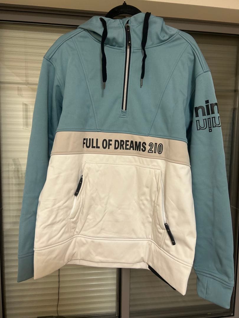 nima スノーボードウェア 水色/白