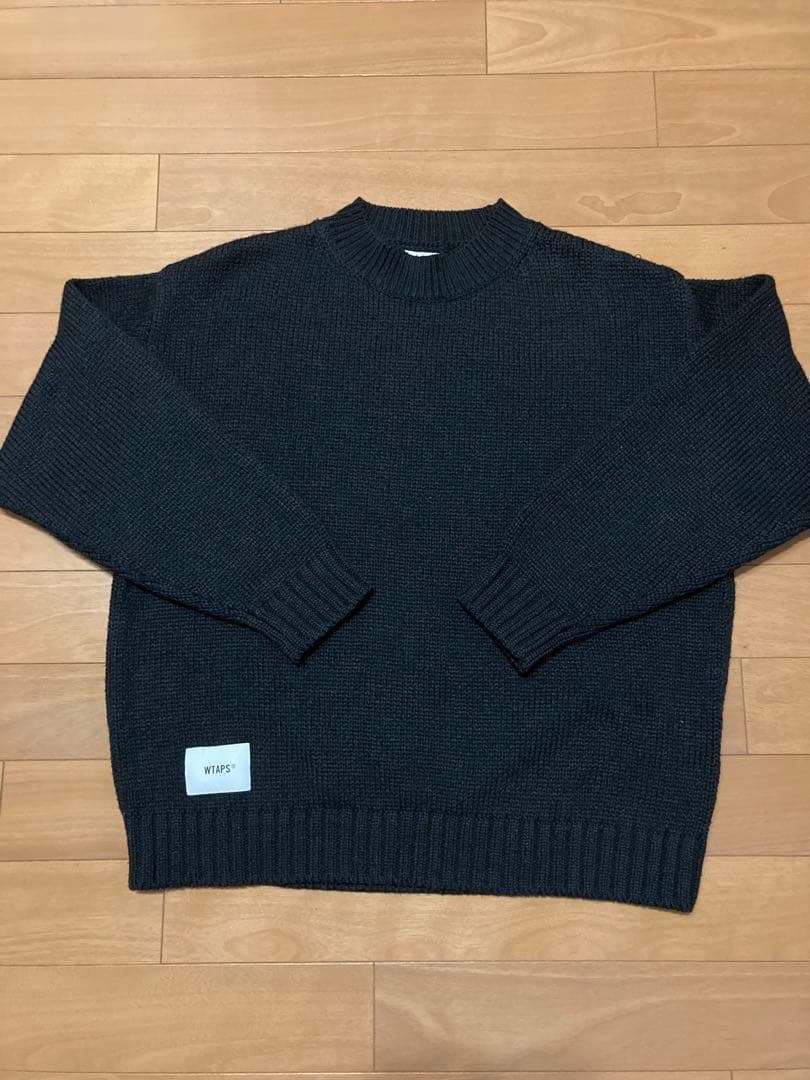 wtaps ニット DUANE / SWEATER / POLY ブラック02