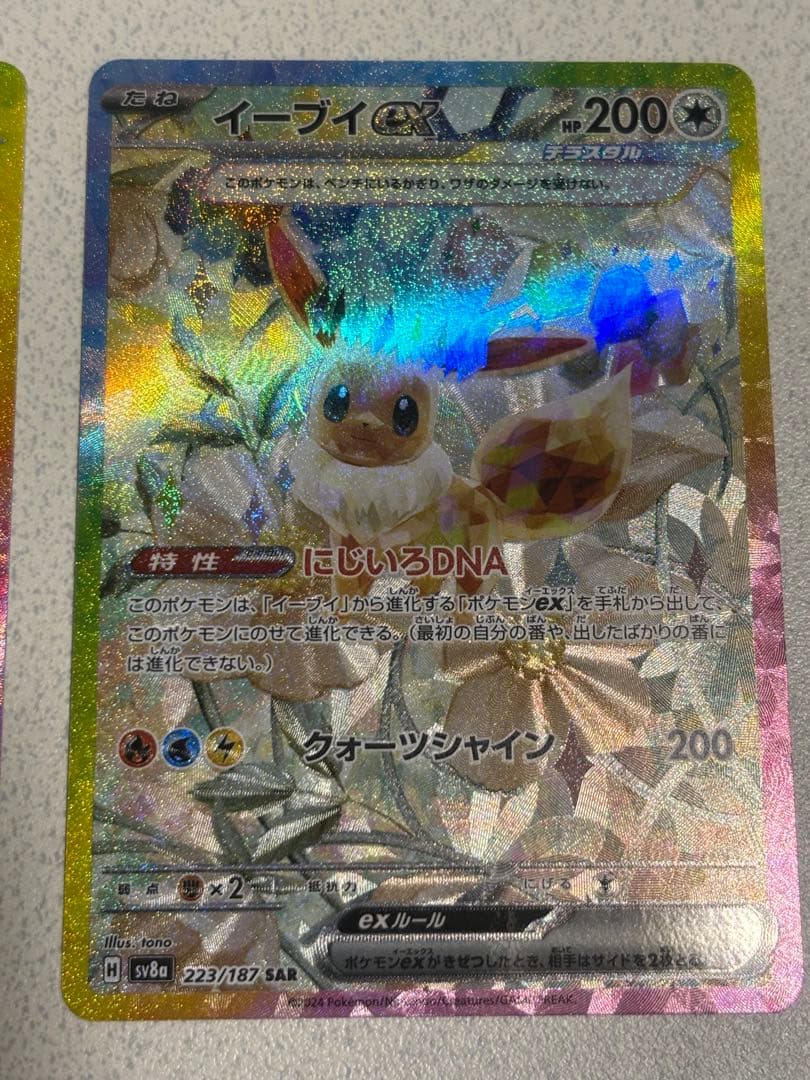 イーブイex 224/187 SARと223/187 SAR テラスタルフェス - メルカリ