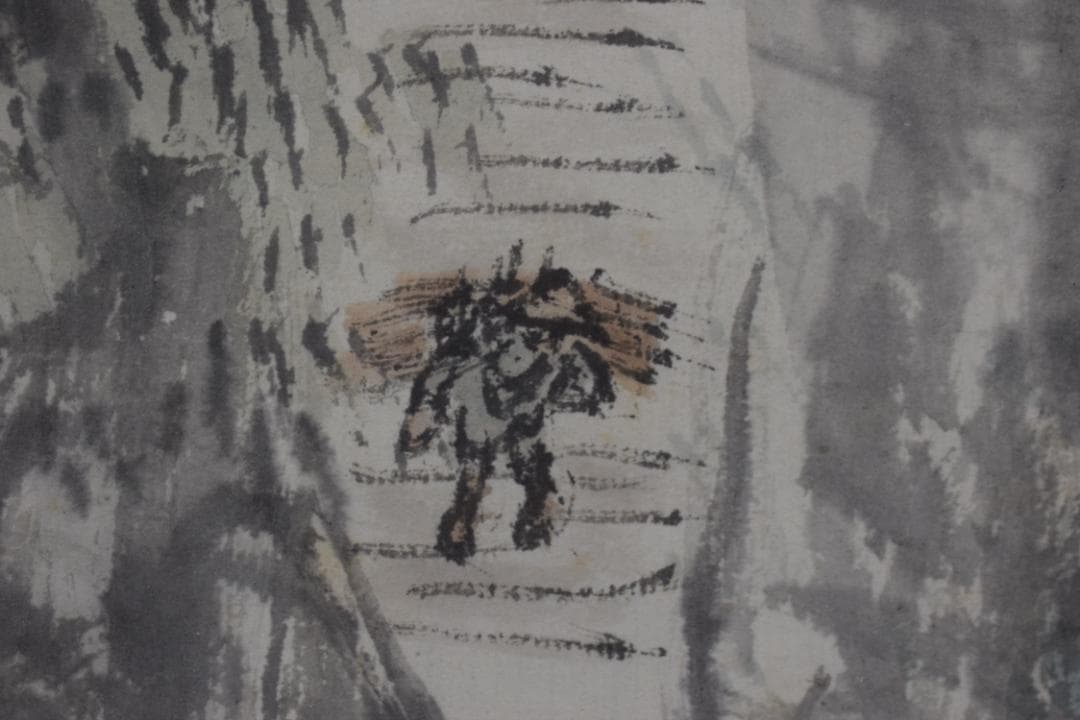 【真作】山田敬中/新山帰想図/山水人物図/掛軸☆宝船☆Z-464