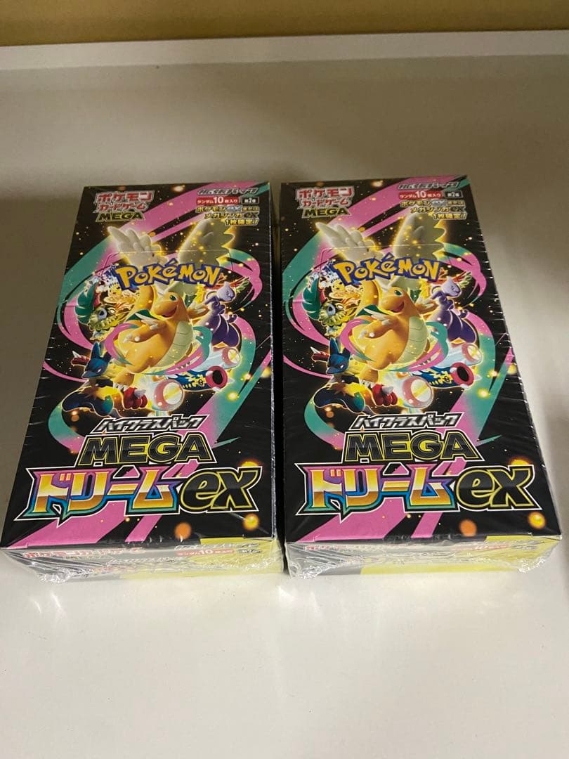 ポケモンカードゲーム MEGAドリームEX 2box シュリンク付き - メルカリ