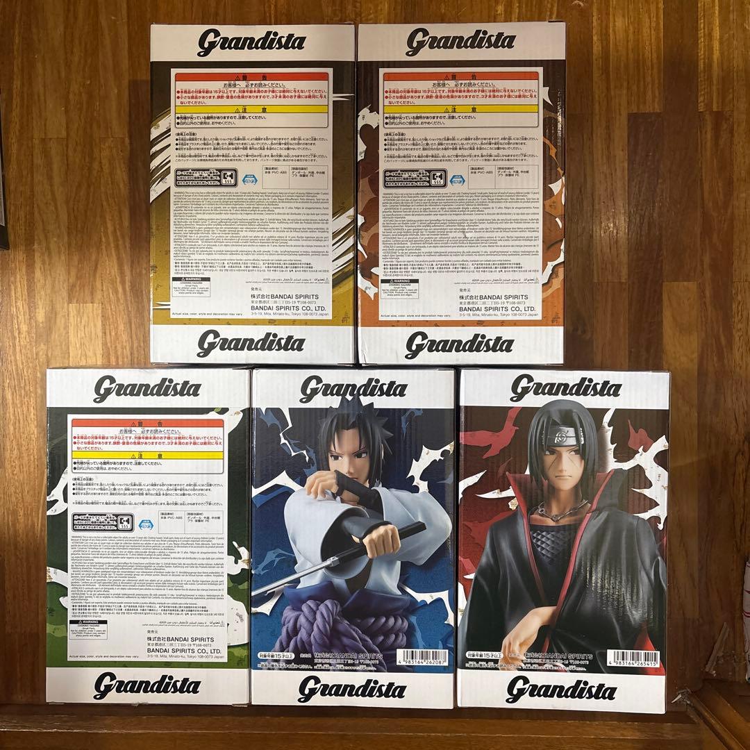 ナルト疾風伝 ミナト カカシ サスケ イタチ ナルト grandista セット