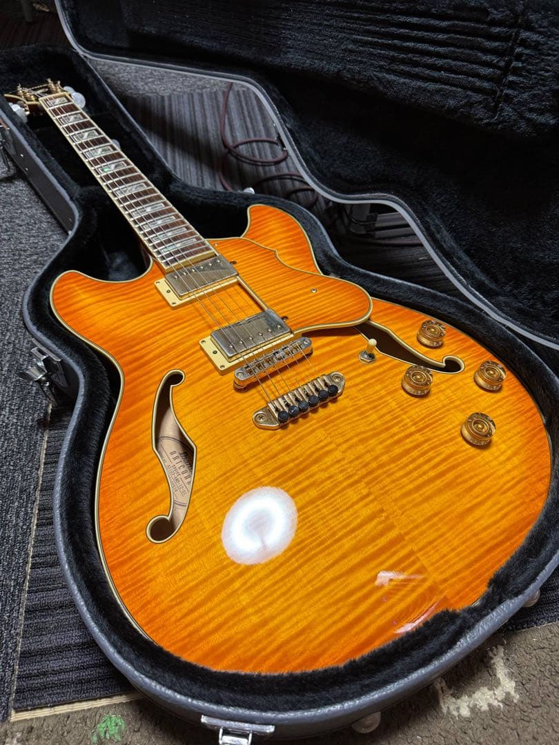 Ibanez AS103 AMB オレンジ Ibanez AS103 AMB オレンジ Ibanez AS103-AMB 税込販売価格 ￥72,800