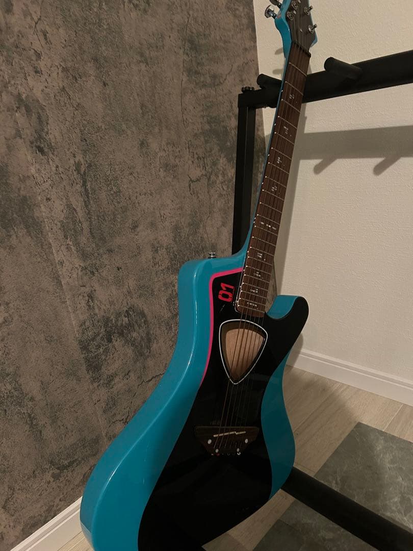 初音ミクアコースティックギター GC223816163 ESP GrassRoots G-AC-Miku -SNOW MIKU Edition- 雪ミク 初音ミク