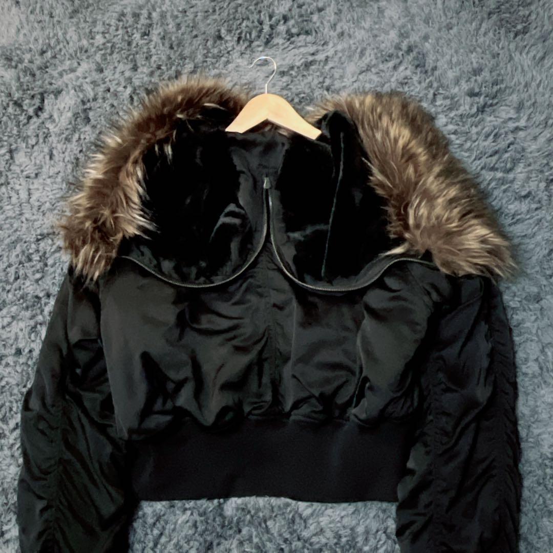 AZUL by moussy N-2Bフライトジャケット y2k 黒 マウジー - メルカリ