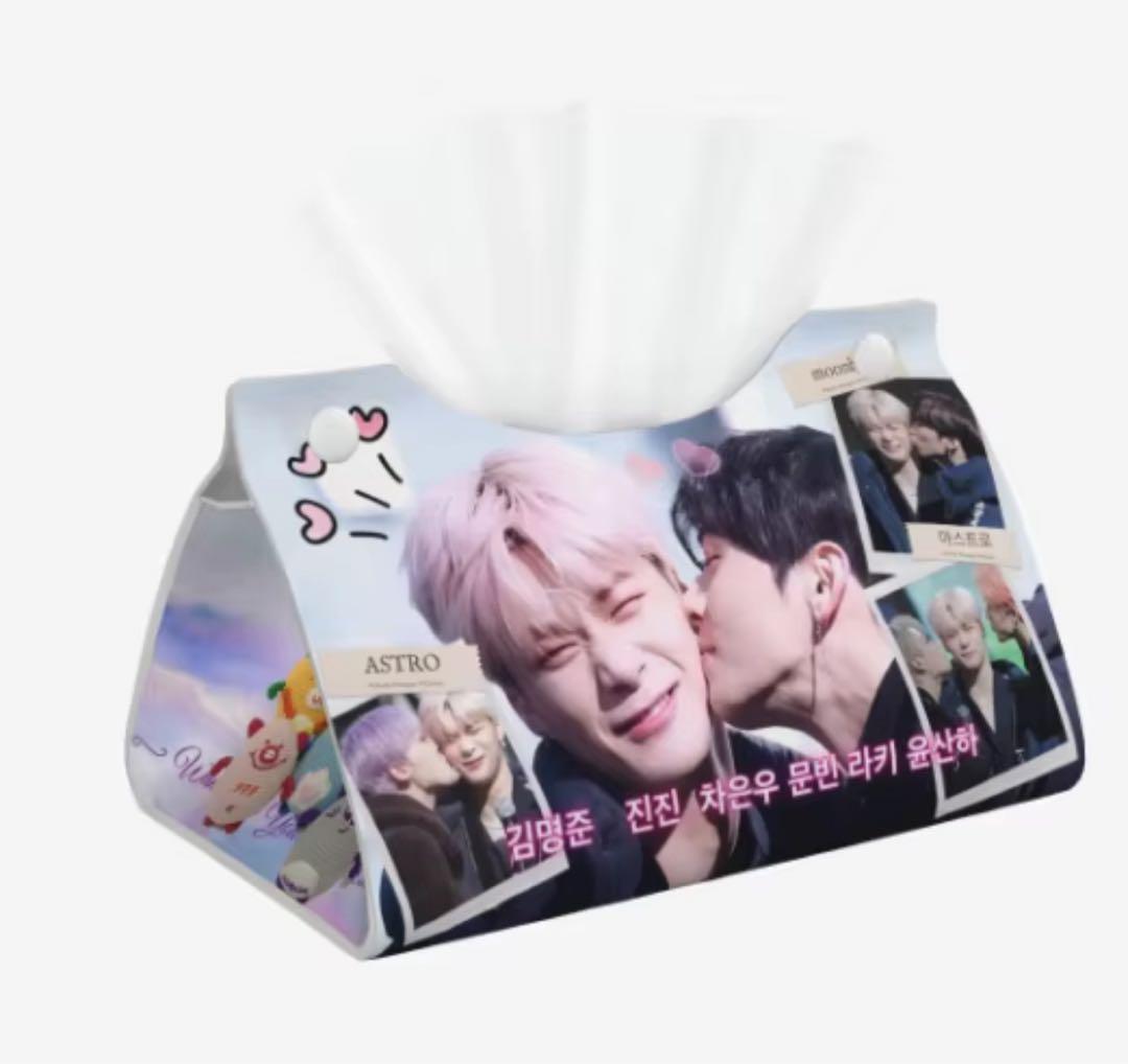 ASTROティッシュカバー アストロ公式 ティッシュケース マグネット入り グレー 壁掛け