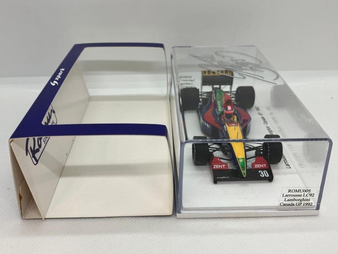 ☆片山右京 直筆サイン入り☆1/43☆ラルース LC92 ランボルギーニ