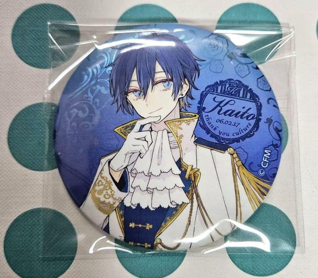 【新品】初音ミク 39Culture KAITO 大き目メタリック缶バッジ 39Culture 2023 トレーディング 大き目メタリック缶バッジ| アニメ