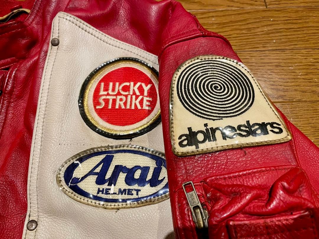 希少 ラッキーストライク スズキ ケビンシュワンツ 革ジャケット