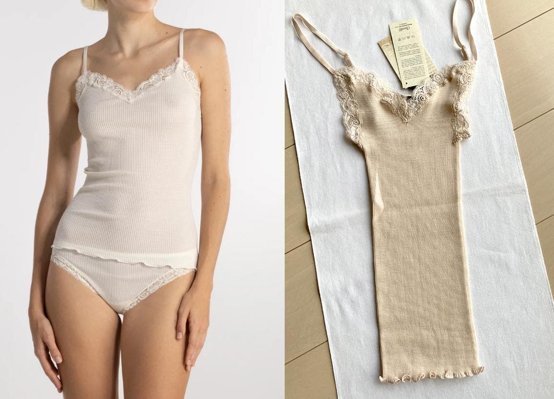 S*u様 オスカリート ウール70 シルク30% インナー Made in It