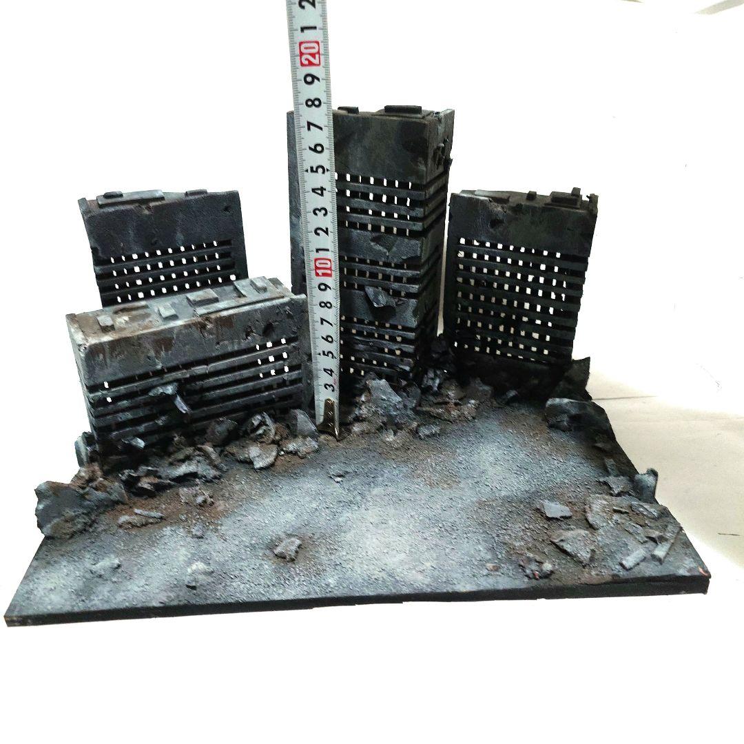 ジオラマ ベース ディスプレイ 戦場 ガンプラ 台座 街 HG 都市 - メルカリ