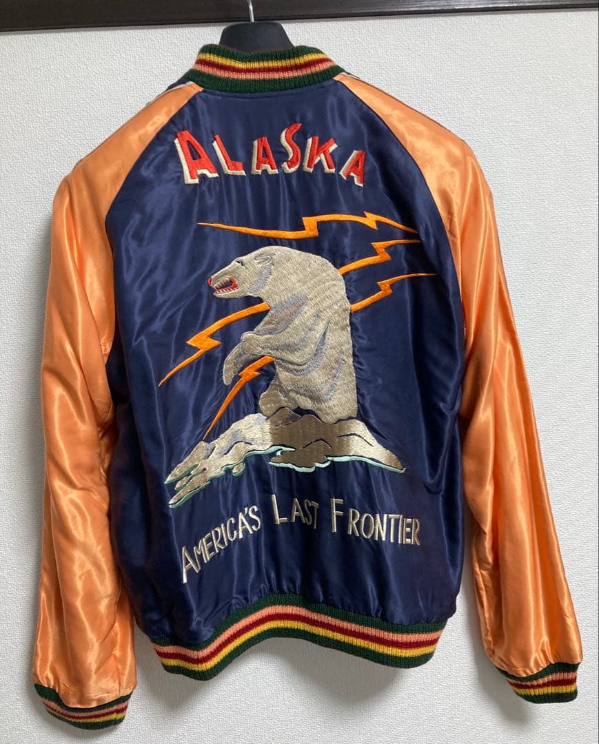 希少 美品 テーラー東洋 ヒノヤ(HINOYA)別注 アラスカジャン TAILOR TOYO テーラー東洋 Late 1950s Style ACETATE SOUVENIR JACKET