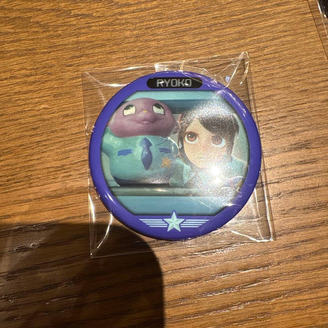 光る！蓄光缶バッジ リョーコ 銀河特急ミルキー☆サブウェイ - メルカリ