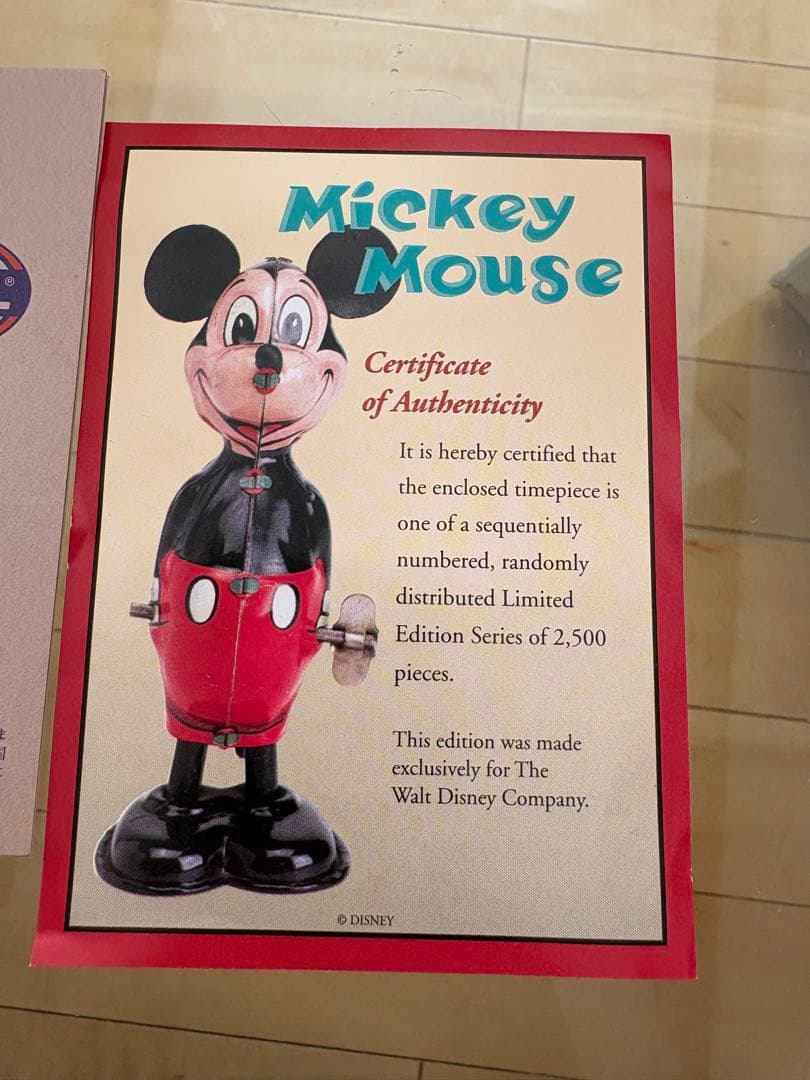 ヴィンテージ ディズニーミッキー70 周年バースデイティントイ＆腕時計