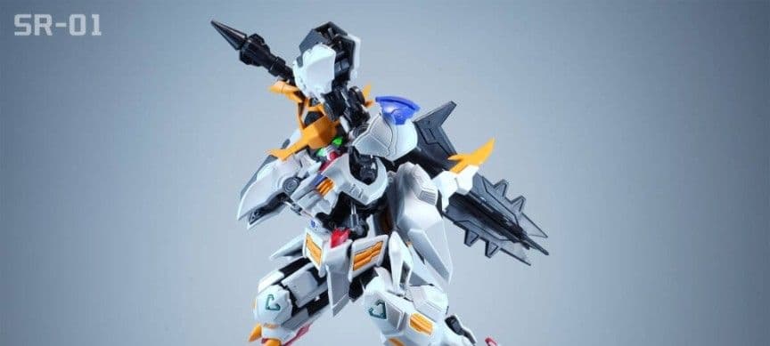 海外製】バエル バルバトス似 形態切替可 MGSD相当 発光 組立式プラモデル