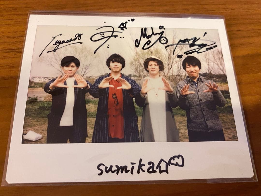 sumika 直筆サイン入り チェキ 写真