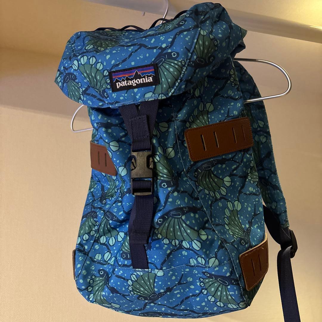 パタゴニア patagonia キッズリュック 魚柄 青 ブルー 送料無料 - メルカリ