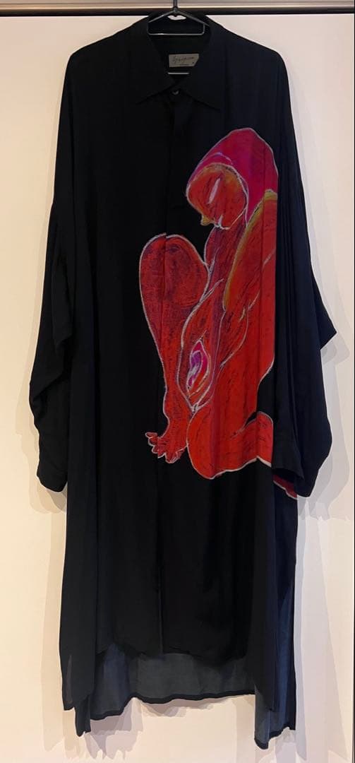 Yohji Yamamoto プールオム19ss 朝倉優佳 ロングシャツ