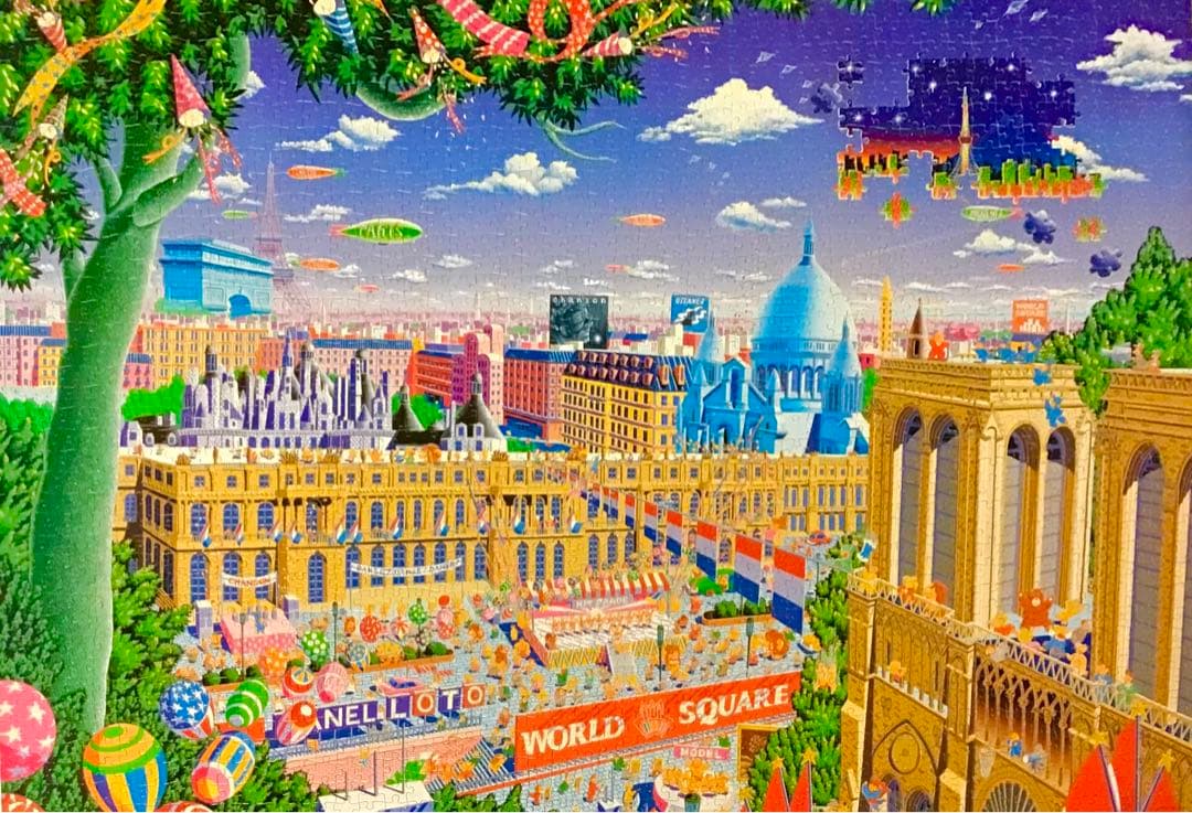 ジグソーパズル　2000ピース　遊部康雄　『ファンタジー　イン　フランス』