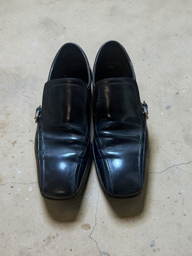 PRADA archive leather belt CYPHER LOAFER - メルカリ