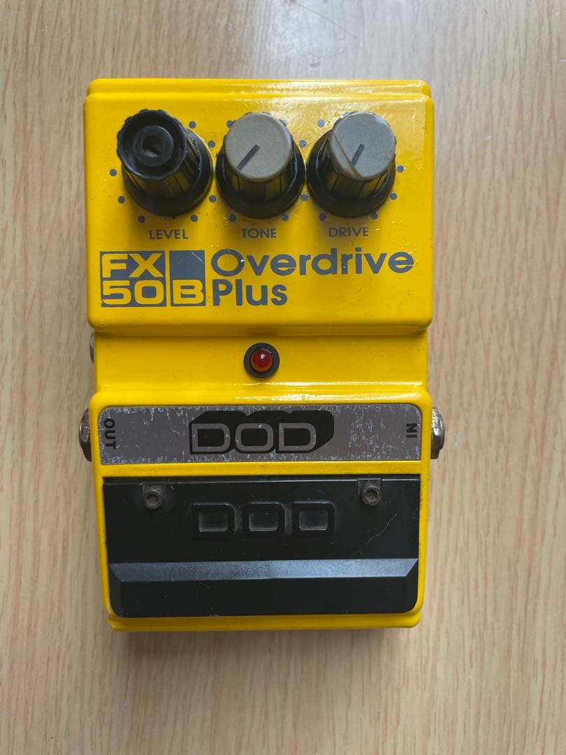 DOD FX50B Overdrive Plus 初期型 1986 DOD FX50B Overdrive Plus USA-Made Guitar Effects Pedal, Complete