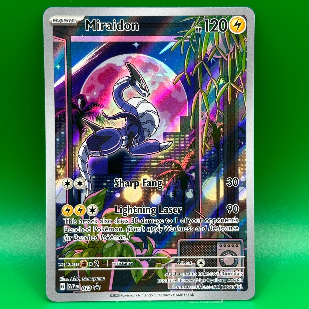 ポケモンカード 海外 ミライドン プロモ 英語 ポケカ AR仕様 - メルカリ