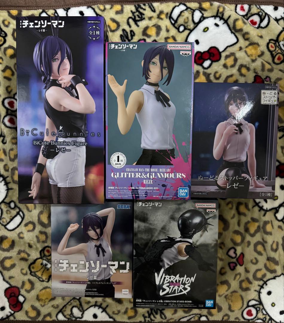 チェンソーマン レゼ篇　レゼ フィギュア 5種セット
