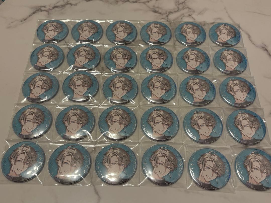 にじさんじ VΔLZ 三華の樂 甲斐田晴 缶バッジ 30点セット にじさんじのユニットVΔLZ初のライブツアー「VΔLZ LIVE TOUR 2024『三