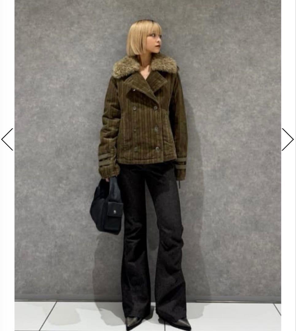 LAGUA GEM CORDUROY BOA ジャケット カーキ新品ラグアジェム - メルカリ