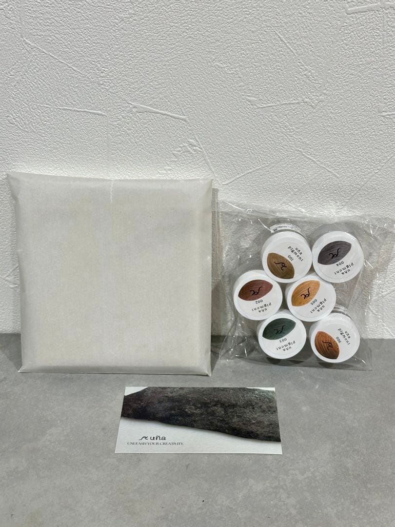 【新品・未開封】uña pigment 全色set ＆ nail pallet SET > [uña pigment 01~05] ＆ [nail pallet] | C