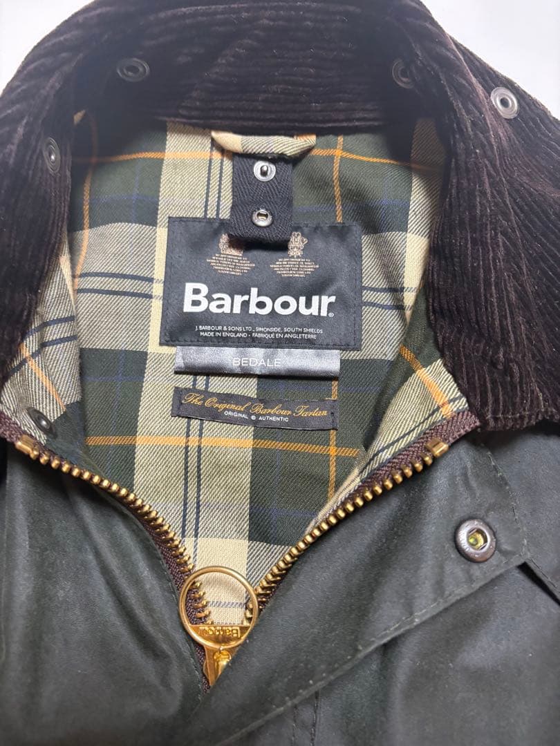 Barbour バブアー　ビデイル　オイルドジャケット　クラシックフィット　38