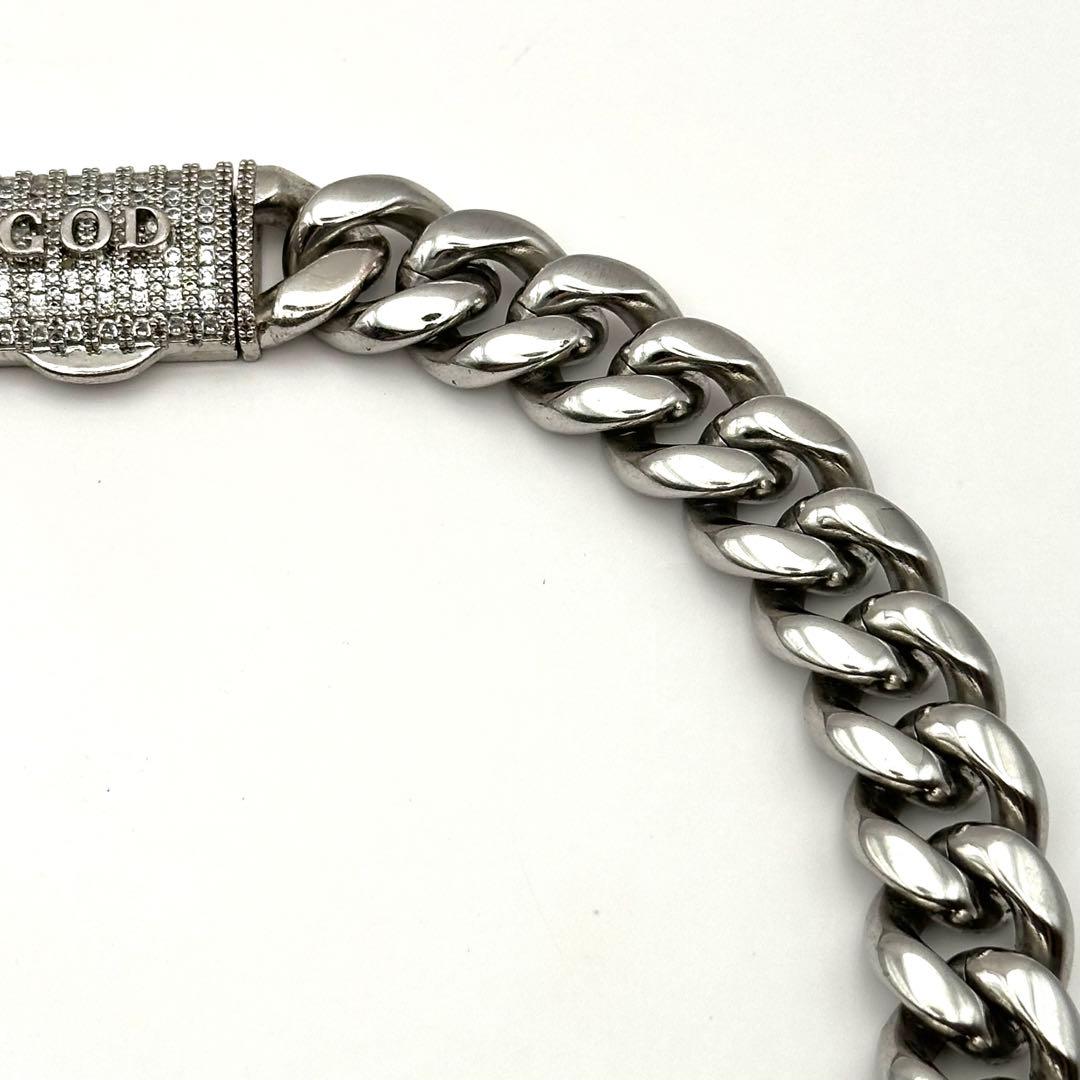 GOD ICE ゴッドアイス ネックレス 喜平 シルバーカラー ゴツい - メルカリ