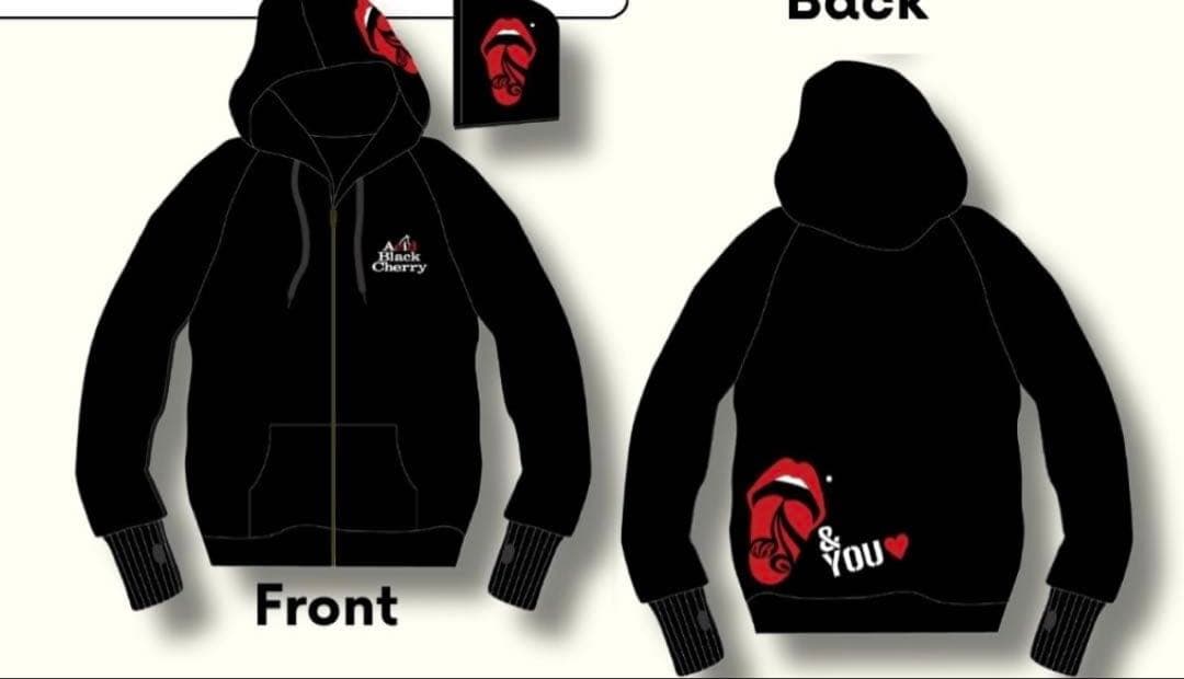 2026 Acid Black Cherry パーカー L黒(今後値上げ)