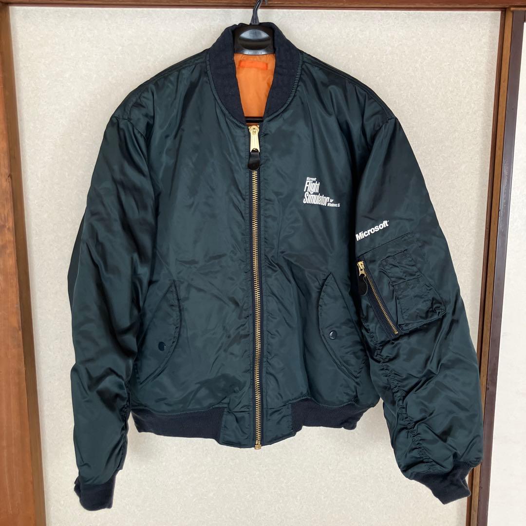 激レア 90s Microsoft Windows ma-1 - メルカリ