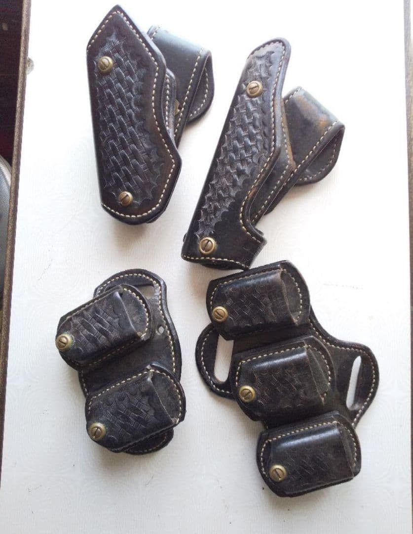 実物アーニーヒル ガバメント系ホルスターマガジンポーチセットERNIE HILL