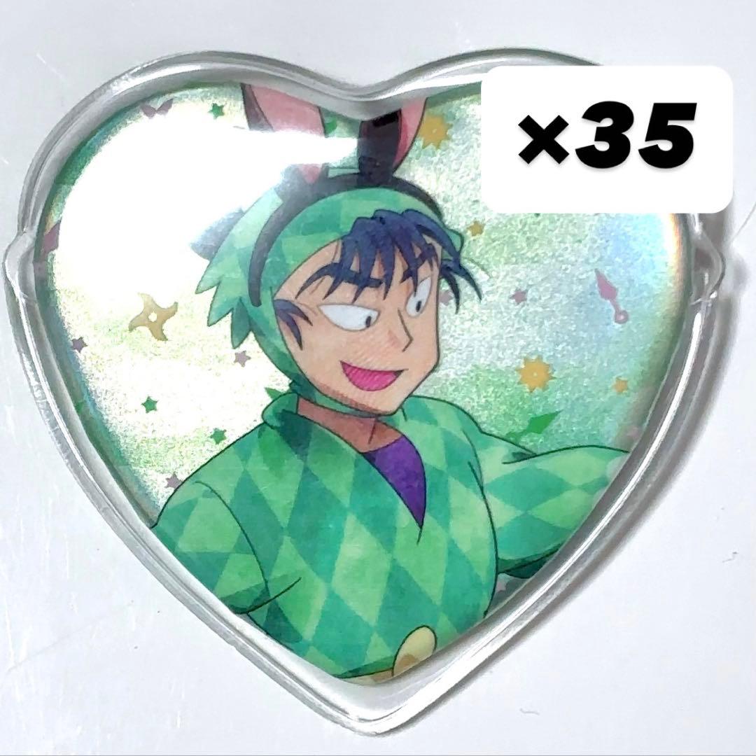 食満留三郎 ハート缶バッジ 忍たま乱太郎 in ナンジャタウン たまご探しの段 忍たま乱太郎 ナンジャタウン ハート缶バッジ 週替わりねこ型カード 六