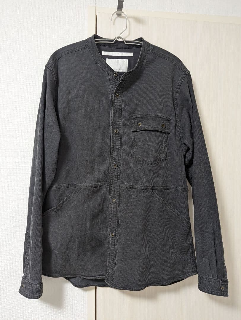 ホワイトマウンテニアリング　コーデュロイシャツ　2　ブラック