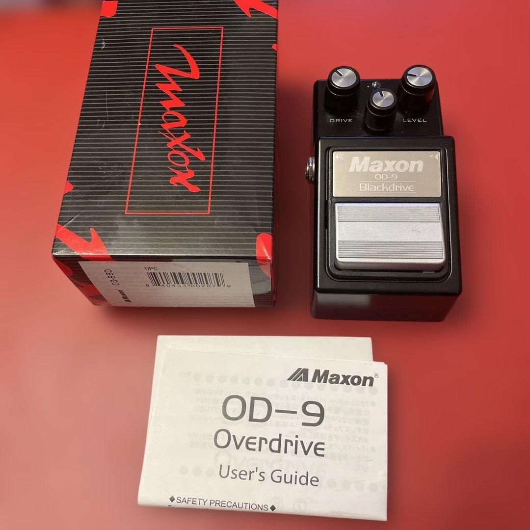 レア　エフェクター　MAXON OD-9 Black Drive 限定品