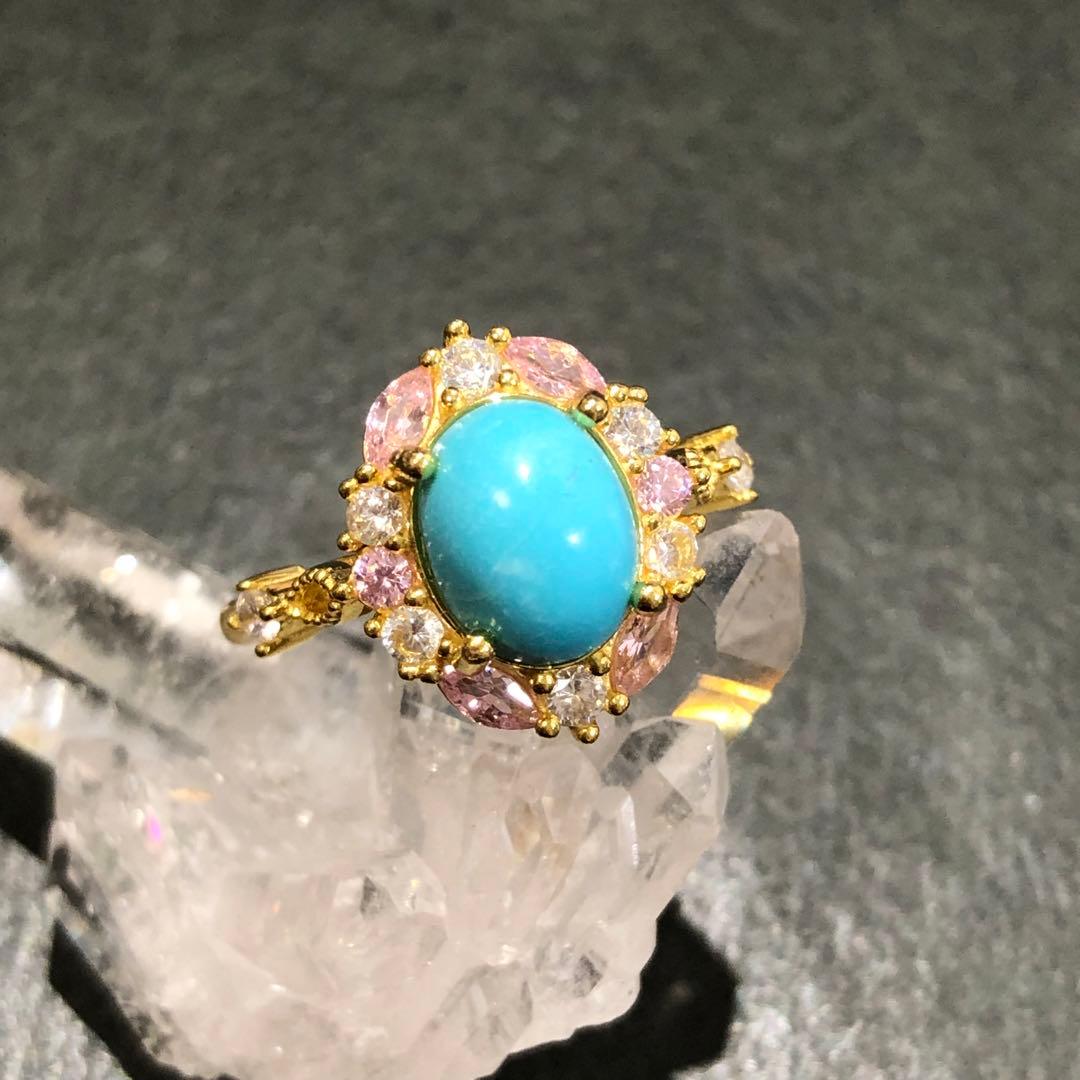 k様 アリゾナターコイズ リング 17号