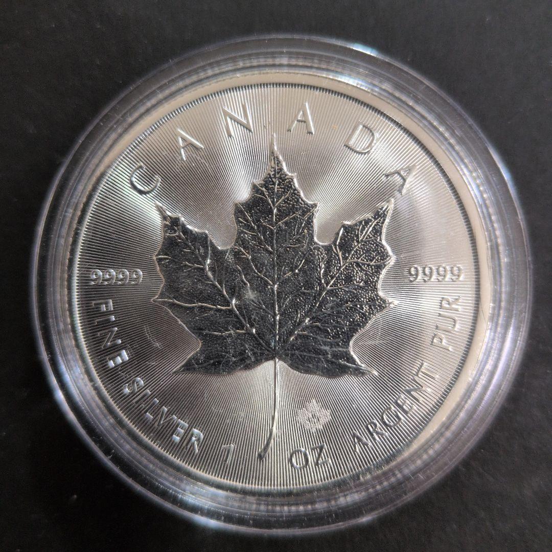 カナダ 2021年 銀貨 1オンス メイプルリーフ