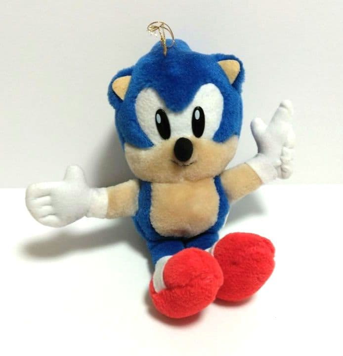 セガハイテクパーク景品　ソニック ぬいぐるみ SEGA レトロ 非売品 1994