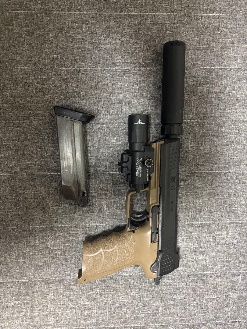 東京マルイ HK45 タクティカル　XU400ライト付き HK45 タクティカル - ガスブローバック | 東京マルイ エアソフトガン