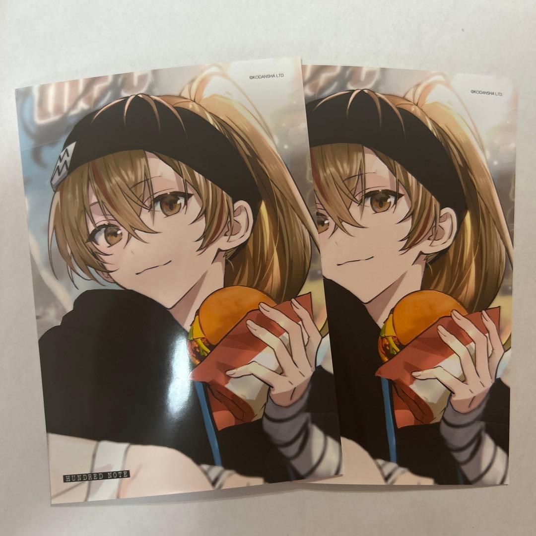 専用出品 2枚 ハンドレッドノート ブロマイド 物怪瑠衣 ホークアイズ