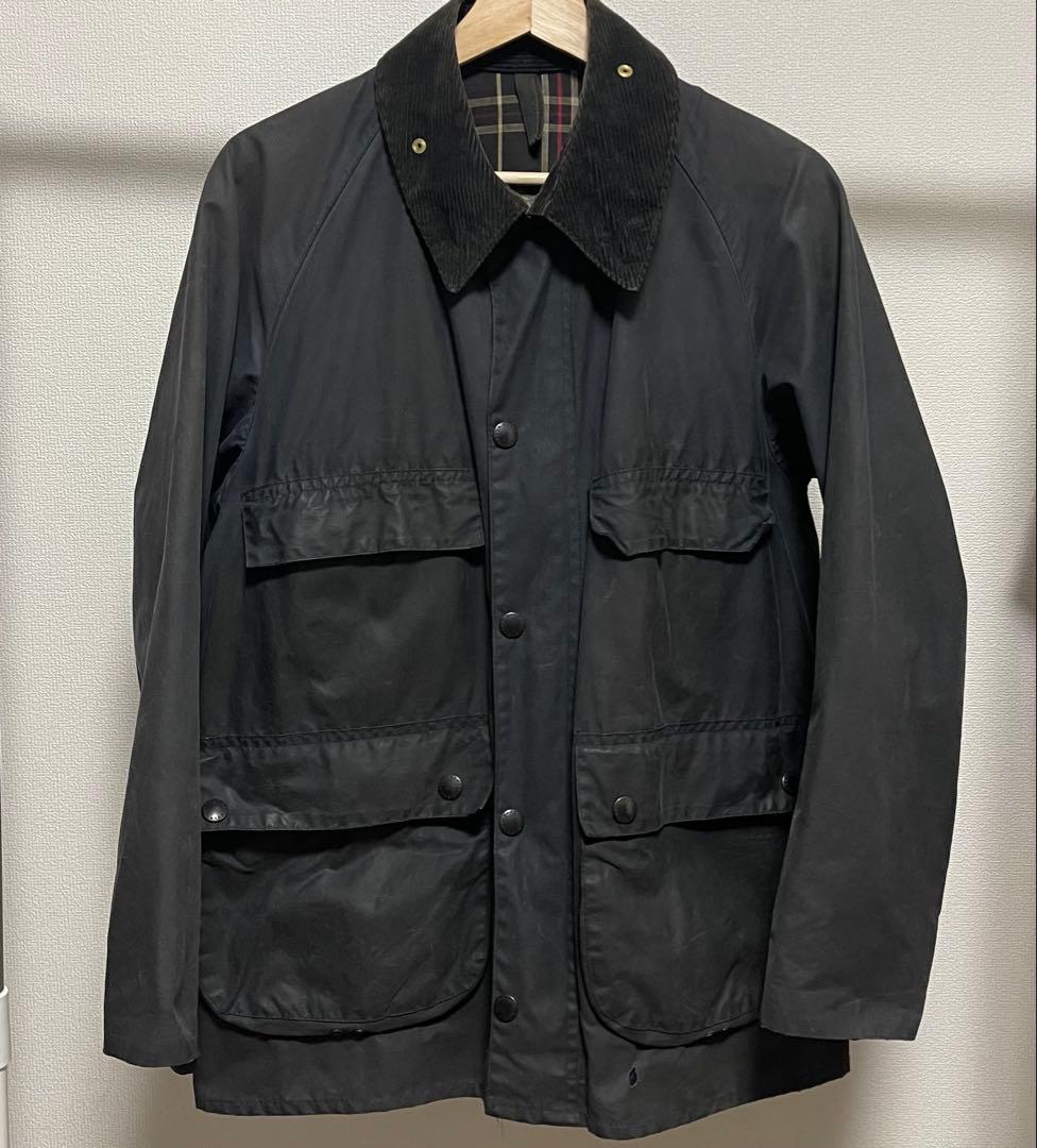 88年製　Barbour バブアー　4ポケビデイル　ネイビー　38