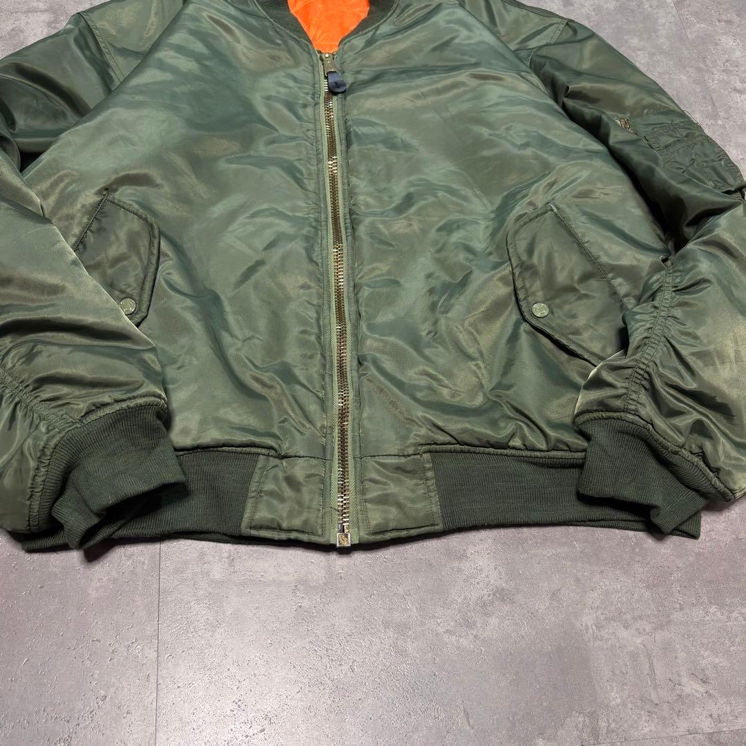 オリーブグリーン MA-1 フライトジャケット XXL - メルカリ