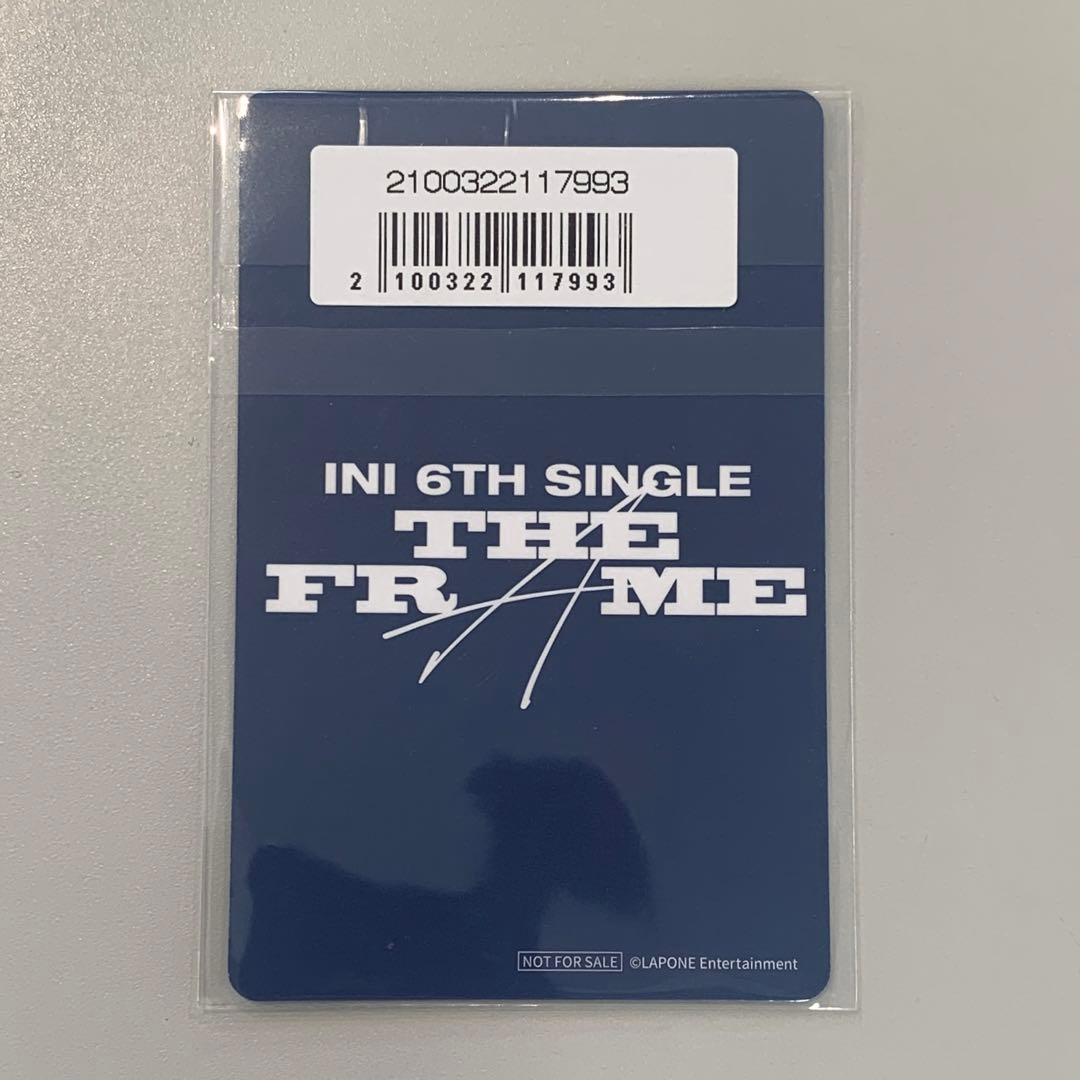 INI THE FRAME【木村柾哉】FC 公式 特典 トレカ - メルカリ