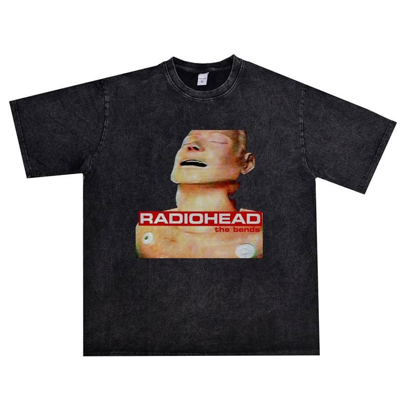 Radiohead レディオヘッド ヴィンテージ加工 Tシャツ 半袖 2XL - メルカリ