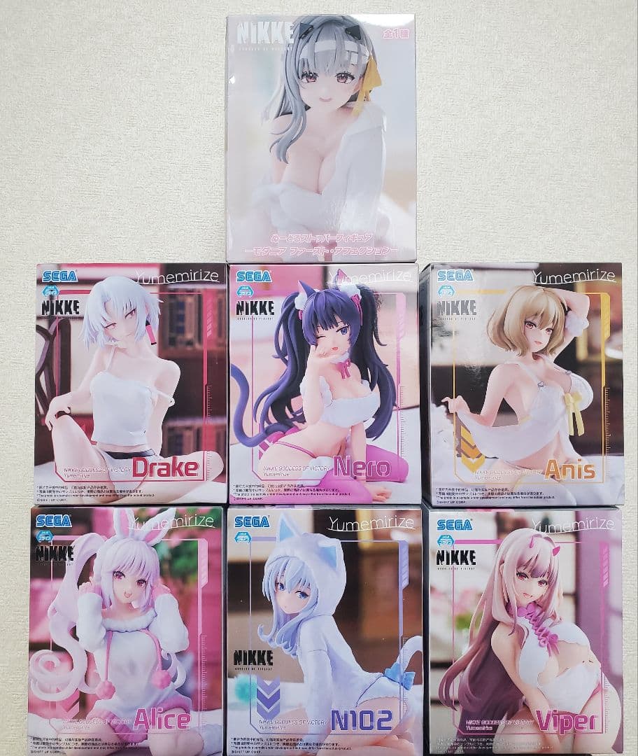 美少女フィギュア　勝利の女神NIKKE 　7点セット
