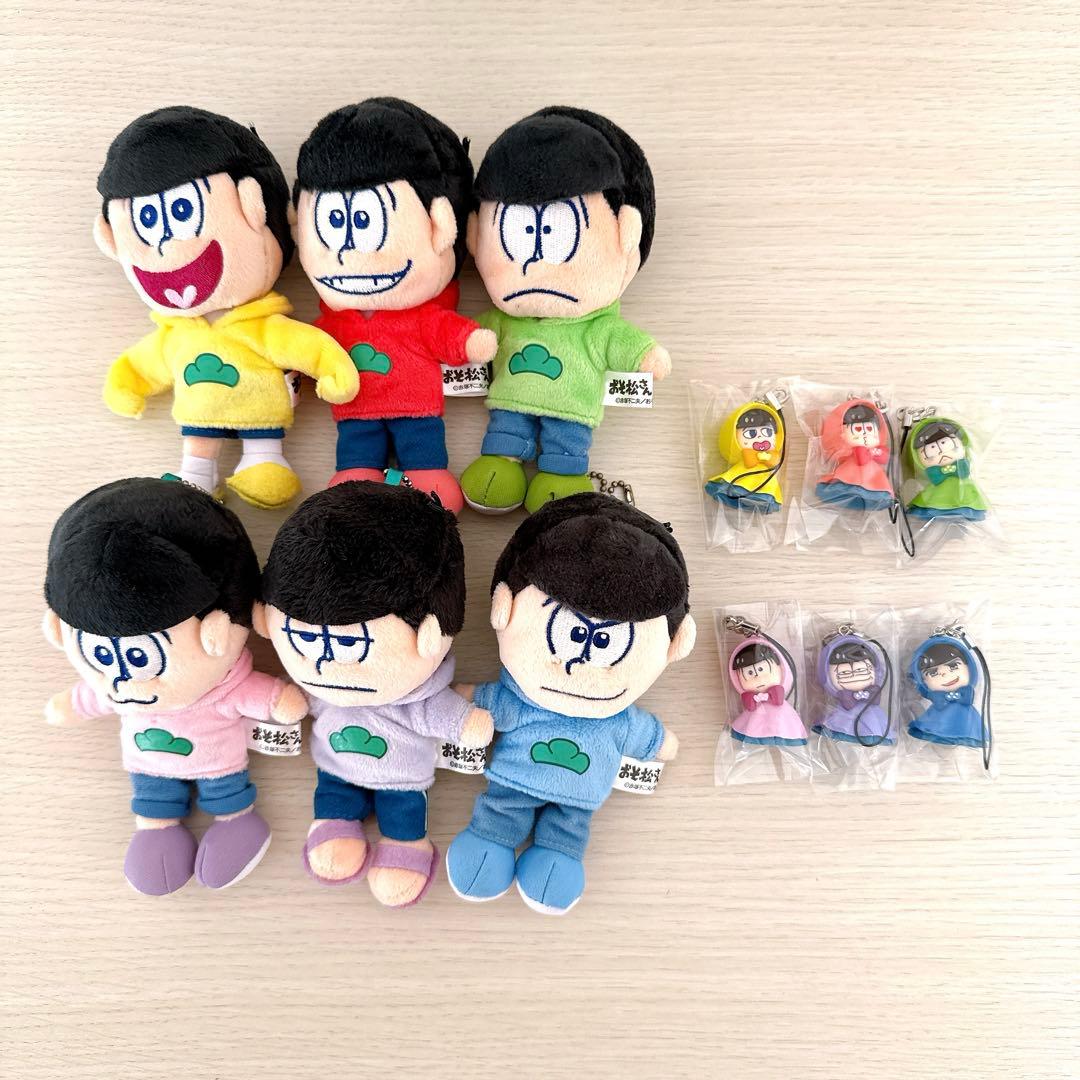 おそ松さん マスコット ぬいぐるみ 三英貿易 ぬいぐるみの三英 キーホルダー６種 おそ松さん マスコット ぬいぐるみ 三英貿易 ぬいぐるみの三英